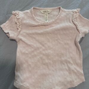 Matilda Jane Light Pink Ruffle Sleeve Tee